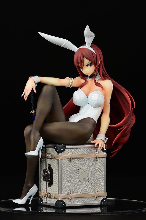 Erza Scarlet (Bunny GirlStyle, Type White), Fairy Tail, Orca Toys, Pre-Painted, 1/6, 4560321854219